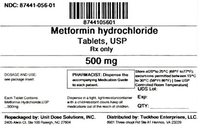 Metformin HCl 500 mg (8744105601 Metformin HCl 500 mg)